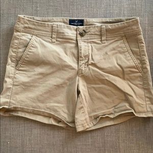 Khaki shorts from American eagle